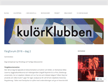 Tablet Screenshot of kulorklubben.com